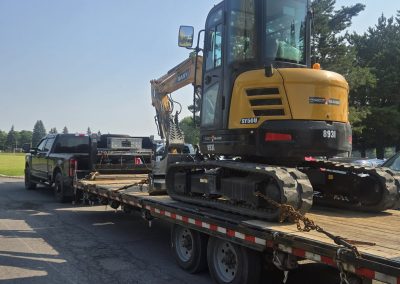 transport pelle mécanique